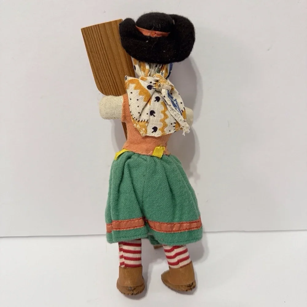 Portugal‎ Doll Zeca Lisbon Vintage 7.5 Inches Tall Cloth Doll